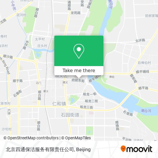 北京四通保洁服务有限责任公司 map