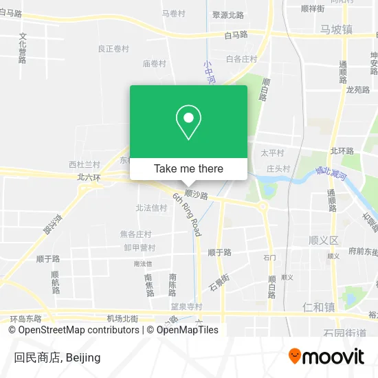 回民商店 map