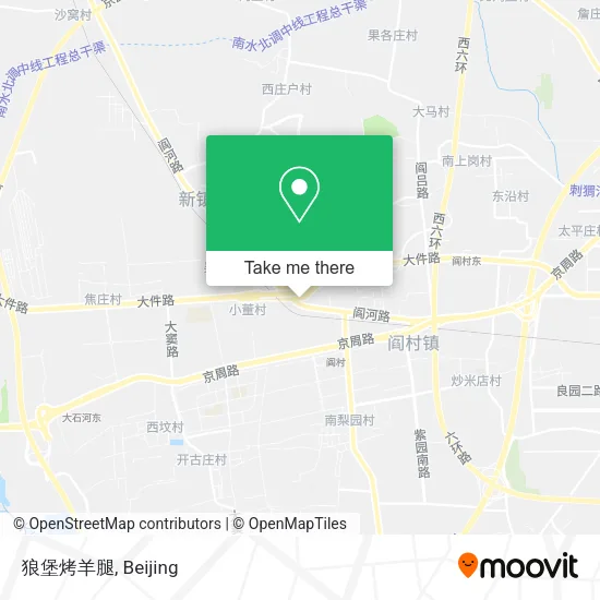 狼堡烤羊腿 map