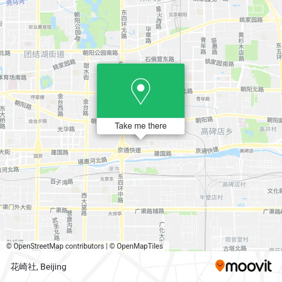 花崎社 map