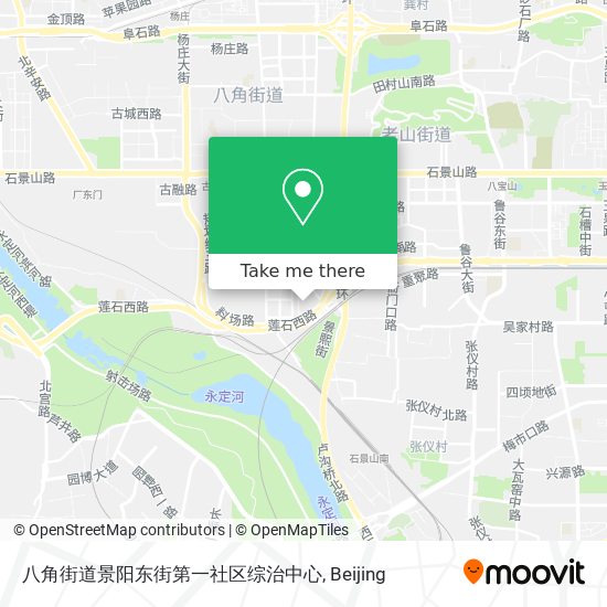 八角街道景阳东街第一社区综治中心 map