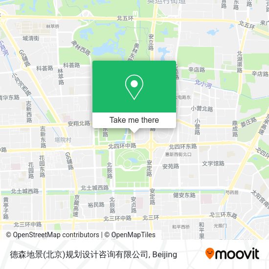德森地景(北京)规划设计咨询有限公司 map