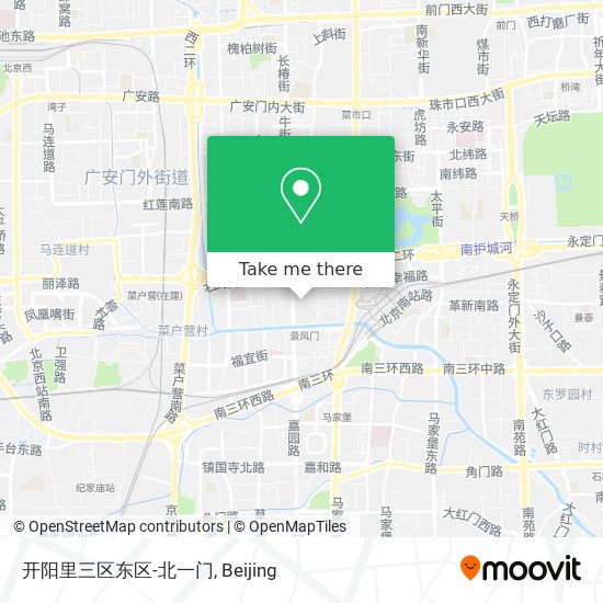 开阳里三区东区-北一门 map