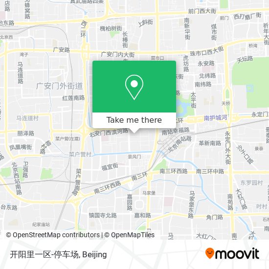 开阳里一区-停车场 map