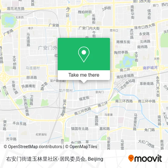 右安门街道玉林里社区-居民委员会 map