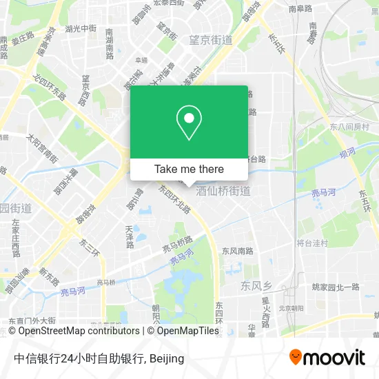 中信银行24小时自助银行 map