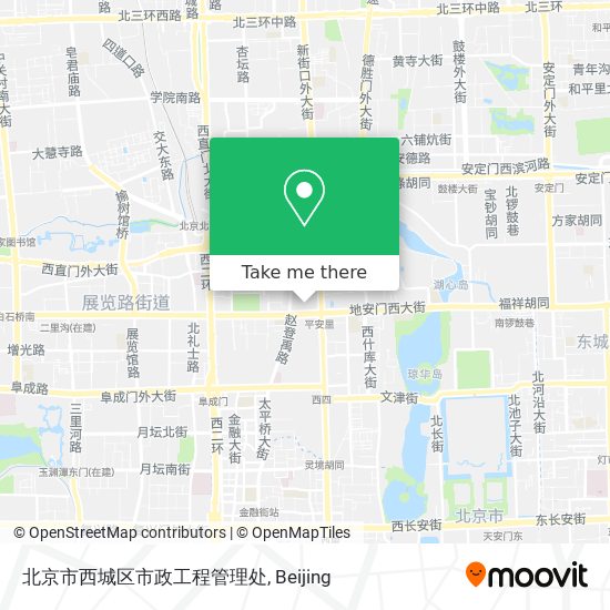 北京市西城区市政工程管理处 map