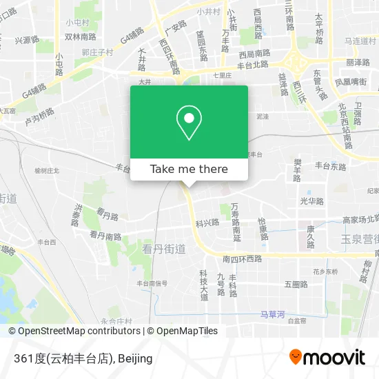 361度(云柏丰台店) map