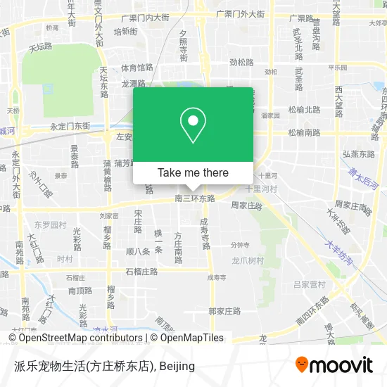 派乐宠物生活(方庄桥东店) map