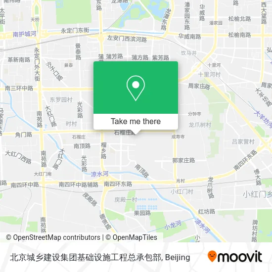 北京城乡建设集团基础设施工程总承包部 map