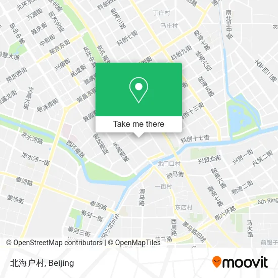北海户村 map