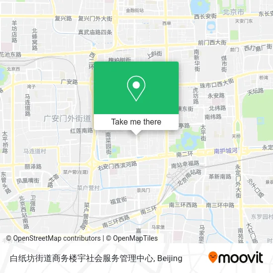 白纸坊街道商务楼宇社会服务管理中心 map