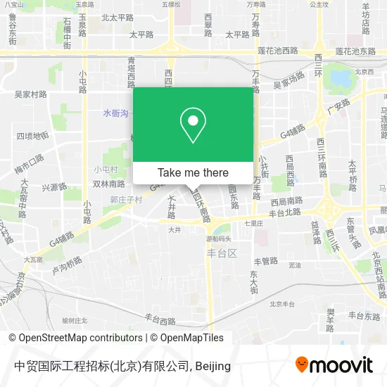 中贸国际工程招标(北京)有限公司 map