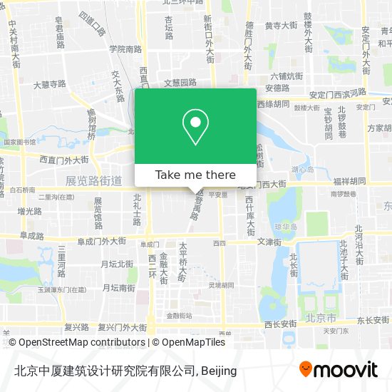 北京中厦建筑设计研究院有限公司 map