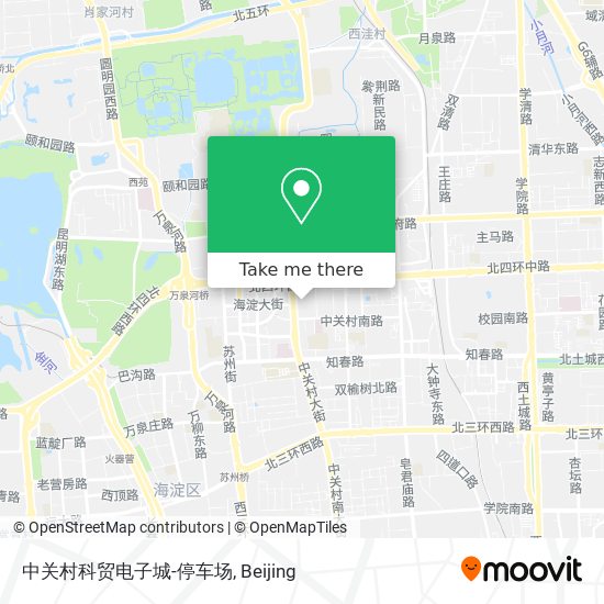 中关村科贸电子城-停车场 map
