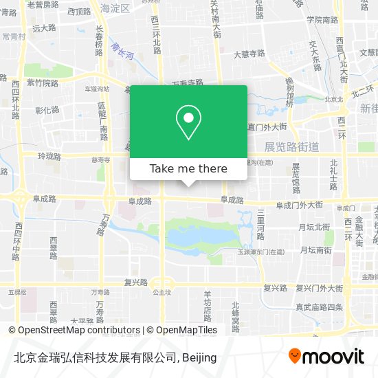 北京金瑞弘信科技发展有限公司 map
