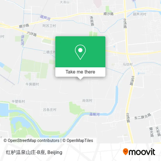 红栌温泉山庄-B座 map