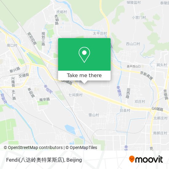 Fendi(八达岭奥特莱斯店) map
