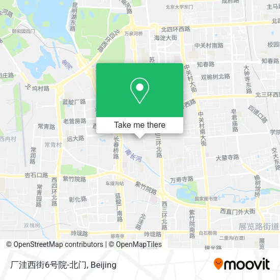 厂洼西街6号院-北门 map