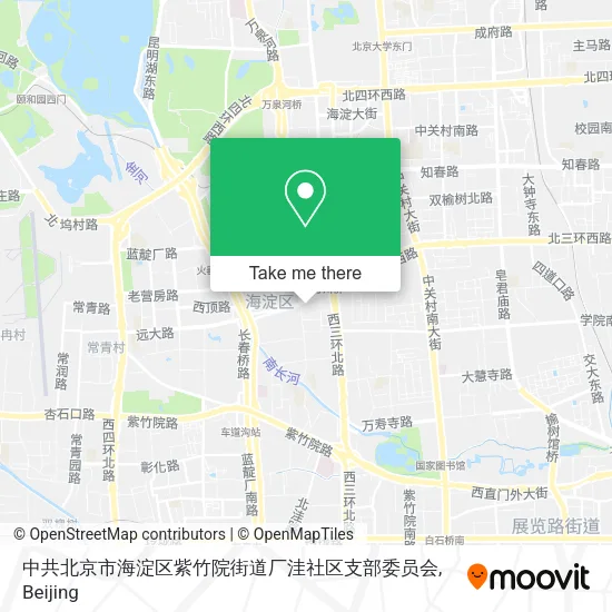 中共北京市海淀区紫竹院街道厂洼社区支部委员会 map