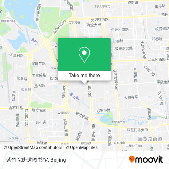 紫竹院街道图书馆 map