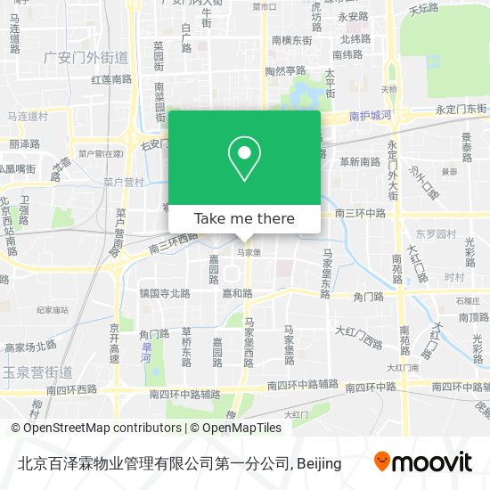 北京百泽霖物业管理有限公司第一分公司 map