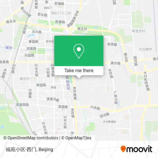 福苑小区-西门 map