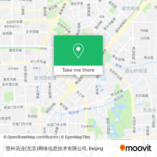 慧科讯业(北京)网络信息技术有限公司 map