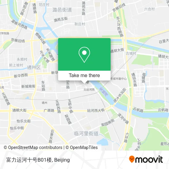 富力运河十号B01楼 map