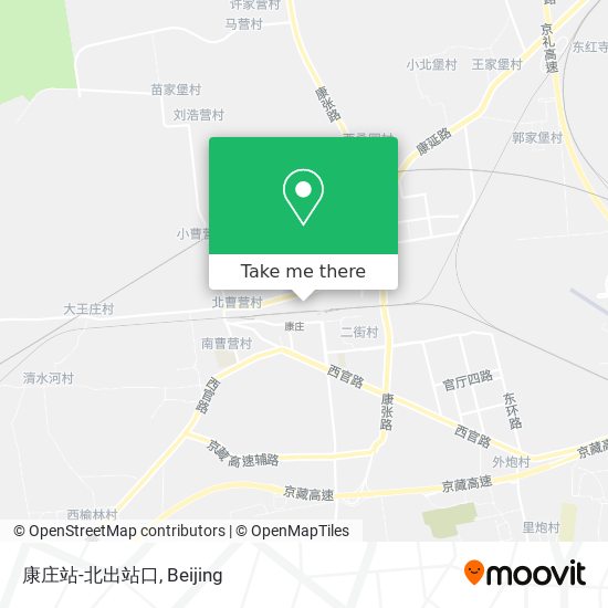 康庄站-北出站口 map