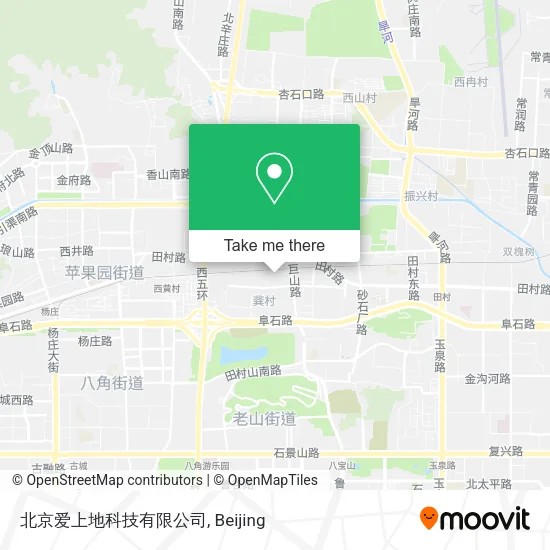 北京爱上地科技有限公司 map