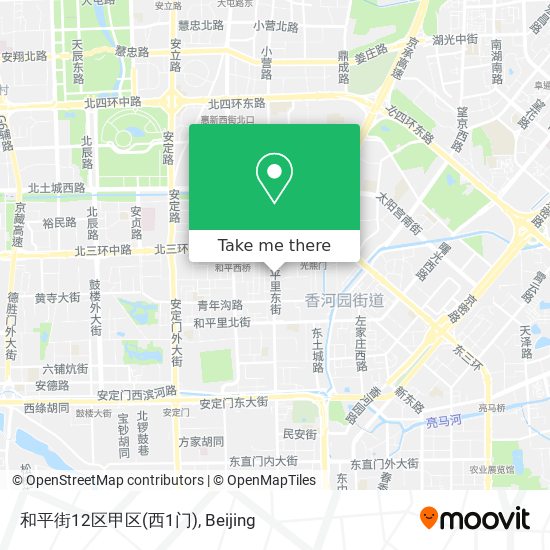 和平街12区甲区(西1门) map