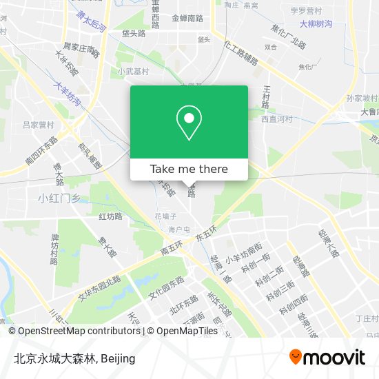 北京永城大森林 map