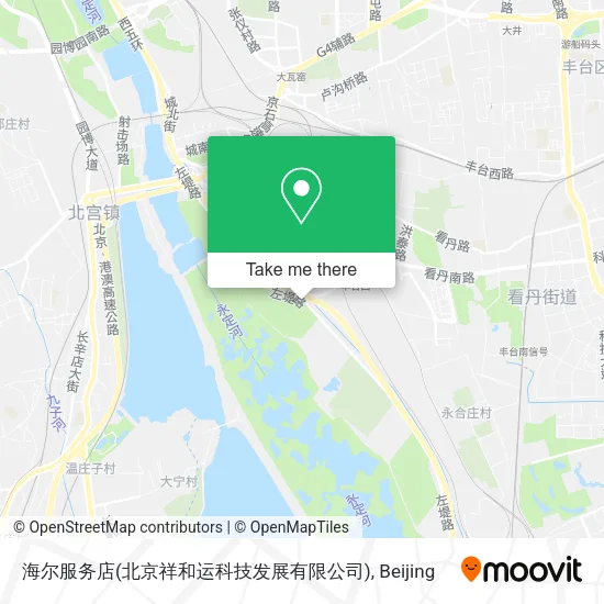 海尔服务店(北京祥和运科技发展有限公司) map