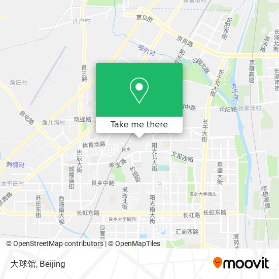 大球馆 map