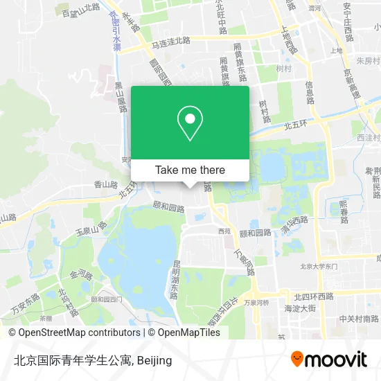 北京国际青年学生公寓 map