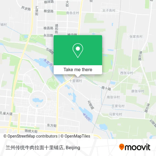 兰州传统牛肉拉面十里铺店 map