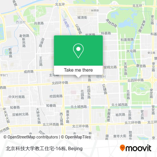 北京科技大学教工住宅-16栋 map