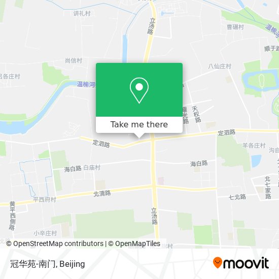 冠华苑-南门 map