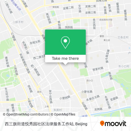 西三旗街道悦秀园社区法律服务工作站 map