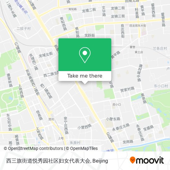 西三旗街道悦秀园社区妇女代表大会 map