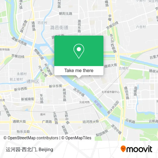 运河园-西北门 map