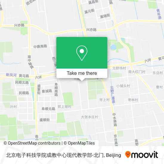北京电子科技学院成教中心现代教学部-北门 map