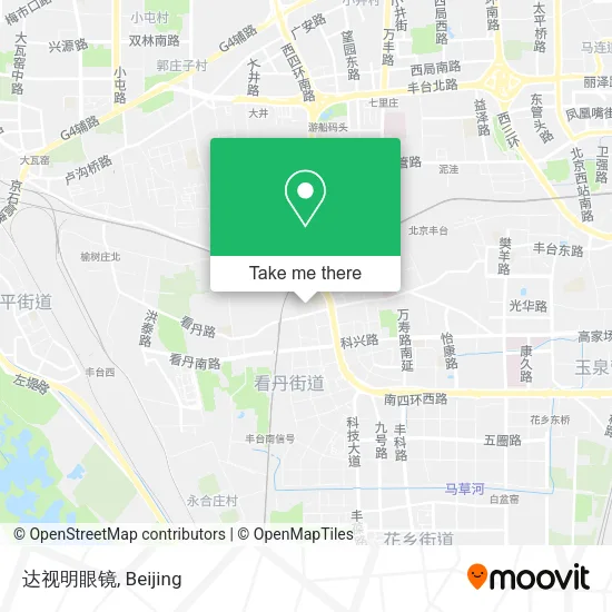 达视明眼镜 map