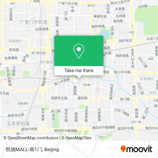 凯德MALL-南1门 map