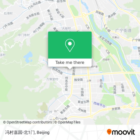 冯村嘉园-北1门 map