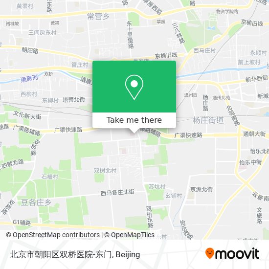 北京市朝阳区双桥医院-东门 map