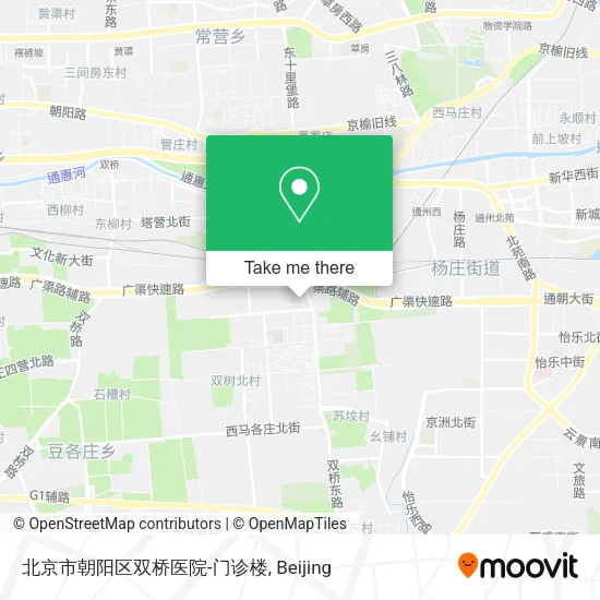北京市朝阳区双桥医院-门诊楼 map