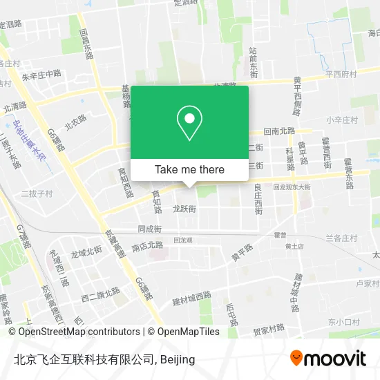 北京飞企互联科技有限公司 map