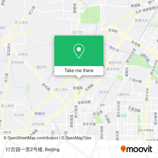 行宫园一里2号楼 map